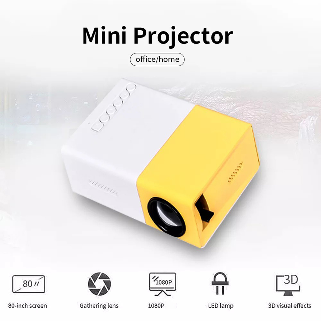 Home Cinema Compact - YG300 MINI Projector Portable Home Theater