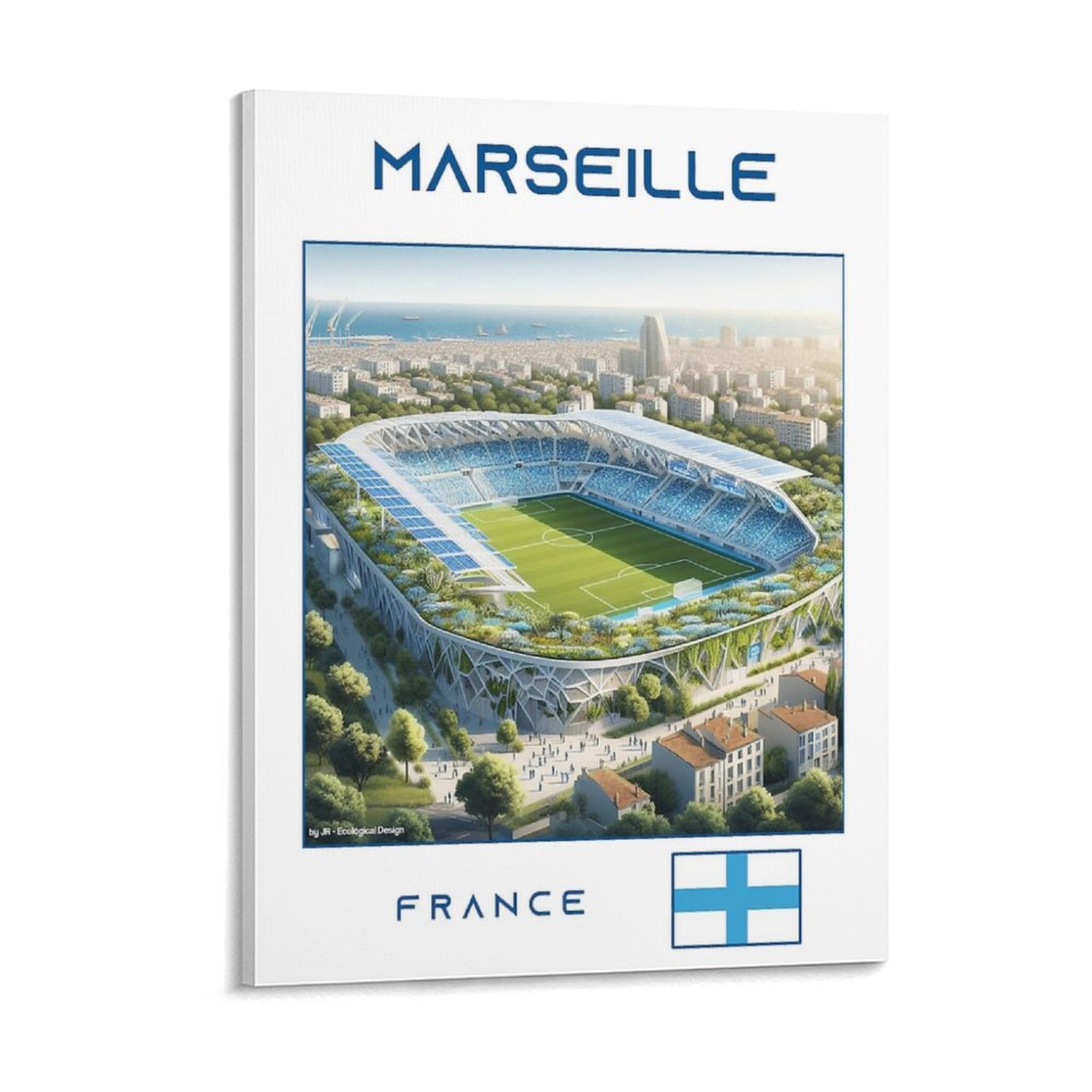 Home Cinema Usa - Marseille Stadium Ecological Design Canvas Painting