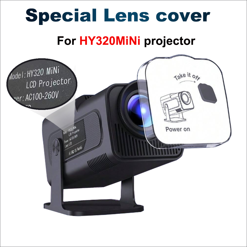 Home Cinema Room - HY320mini Projector Lens Cover Portable Lens