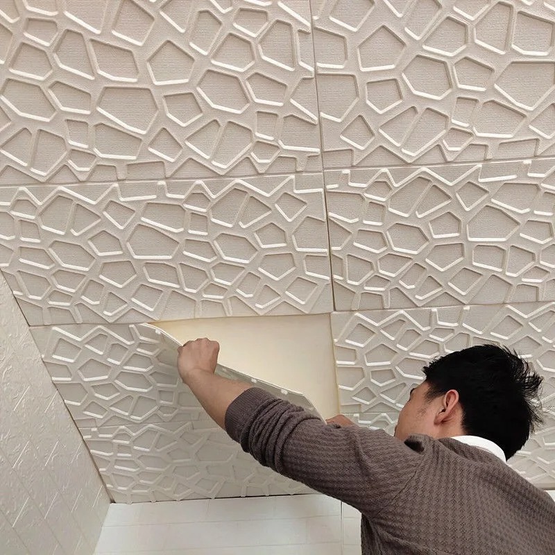 Home Cinema Room - 5-20pcs 35*35cm Ceiling 3d Home Bedroom