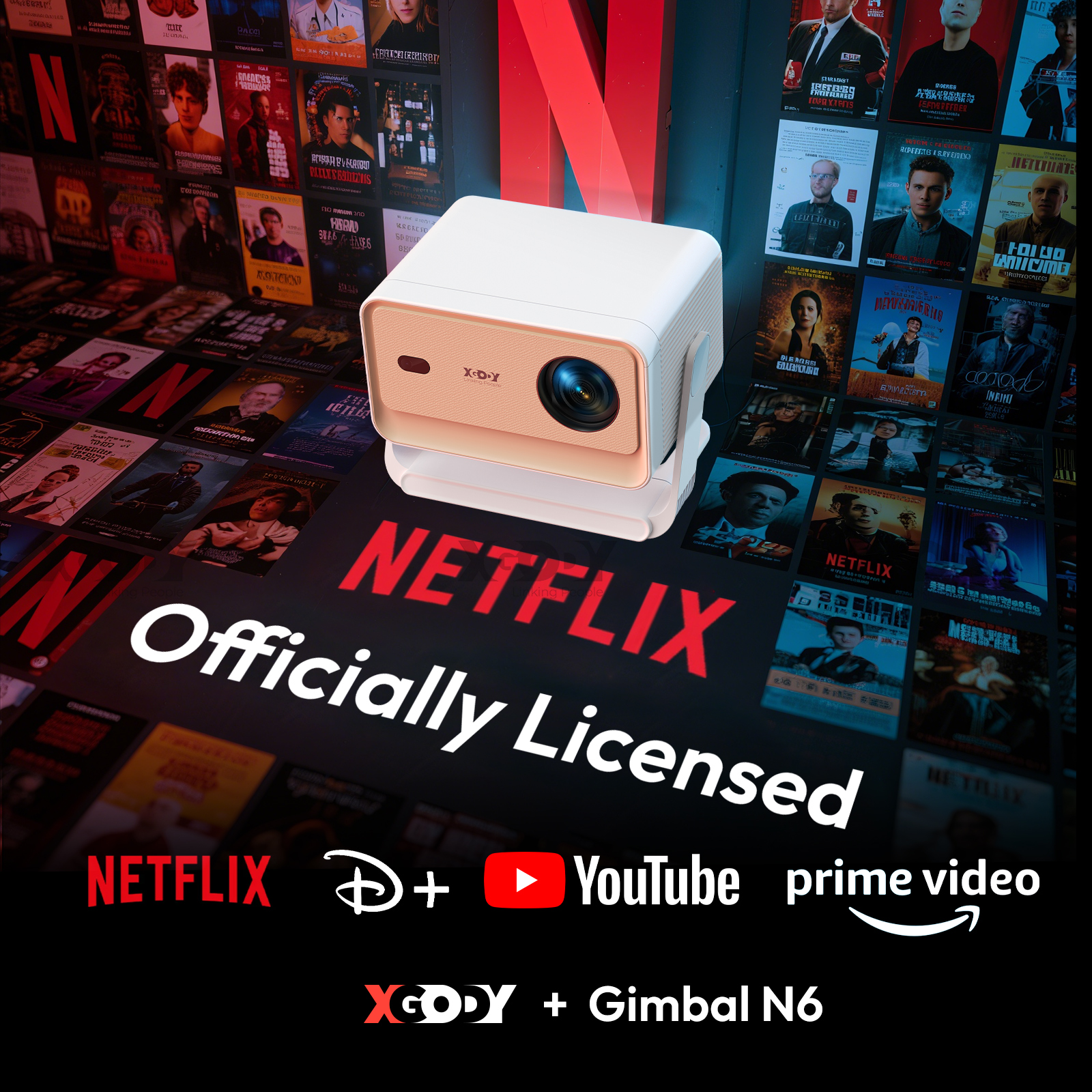 XGODY Projector N6/N6 Pro Netf - Home Cinema Compact 리뷰 및 가격