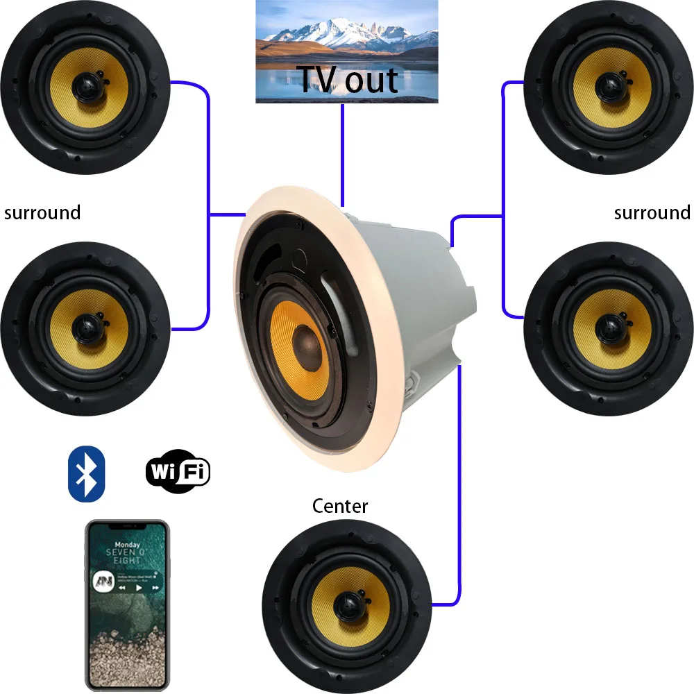 TLF WiFi Bluetooth Speaker  Ce - Home Theater Speaker 리뷰 및 가격