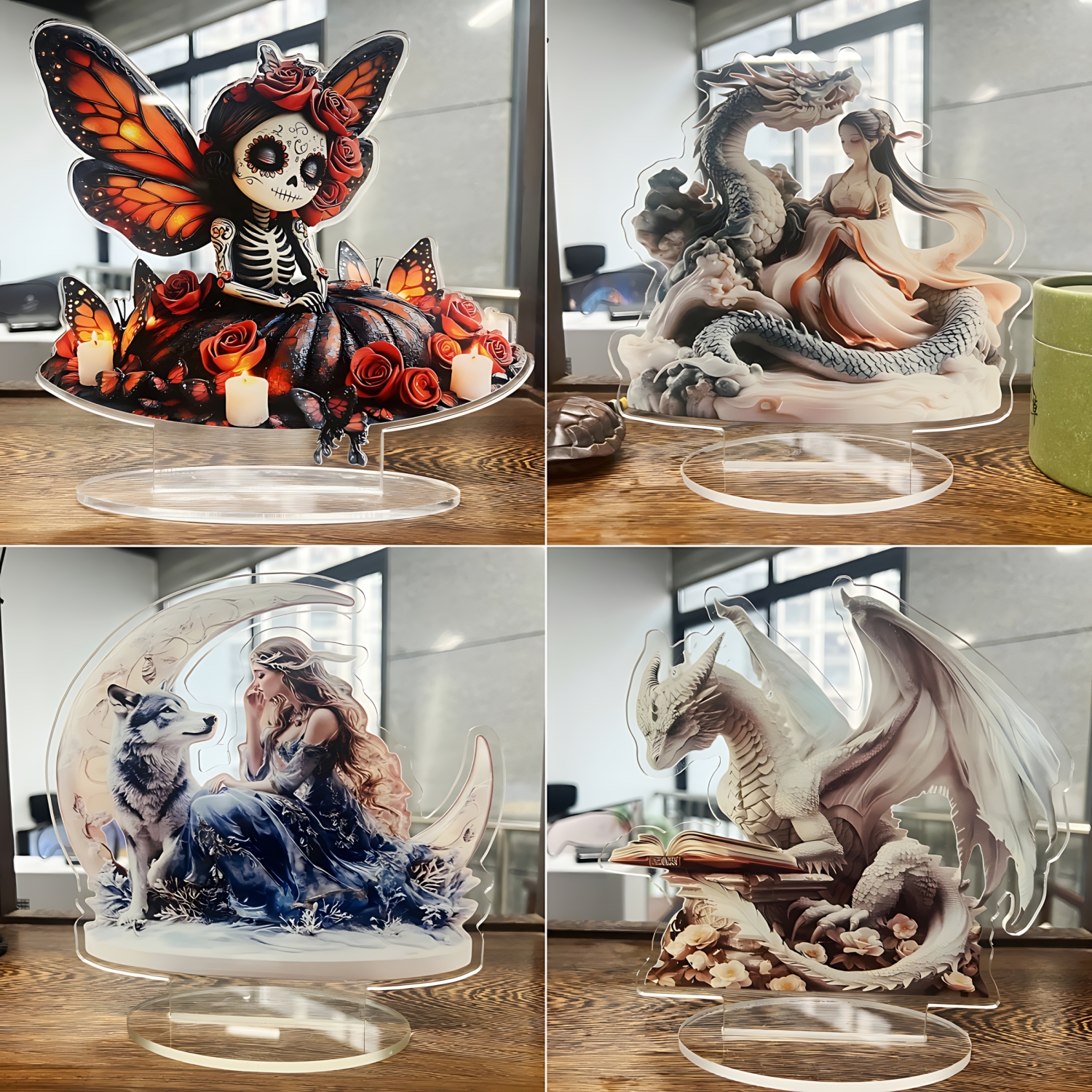 Two Tigers Statue,2D Flat Anim - Home Cinema Classic 리뷰 및 가격