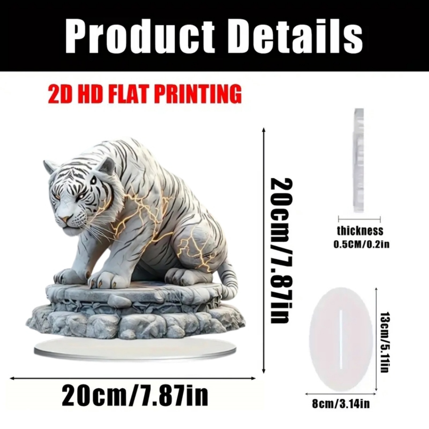 Two Tigers Statue,2D Flat Anim - Home Cinema Classic 리뷰 및 가격