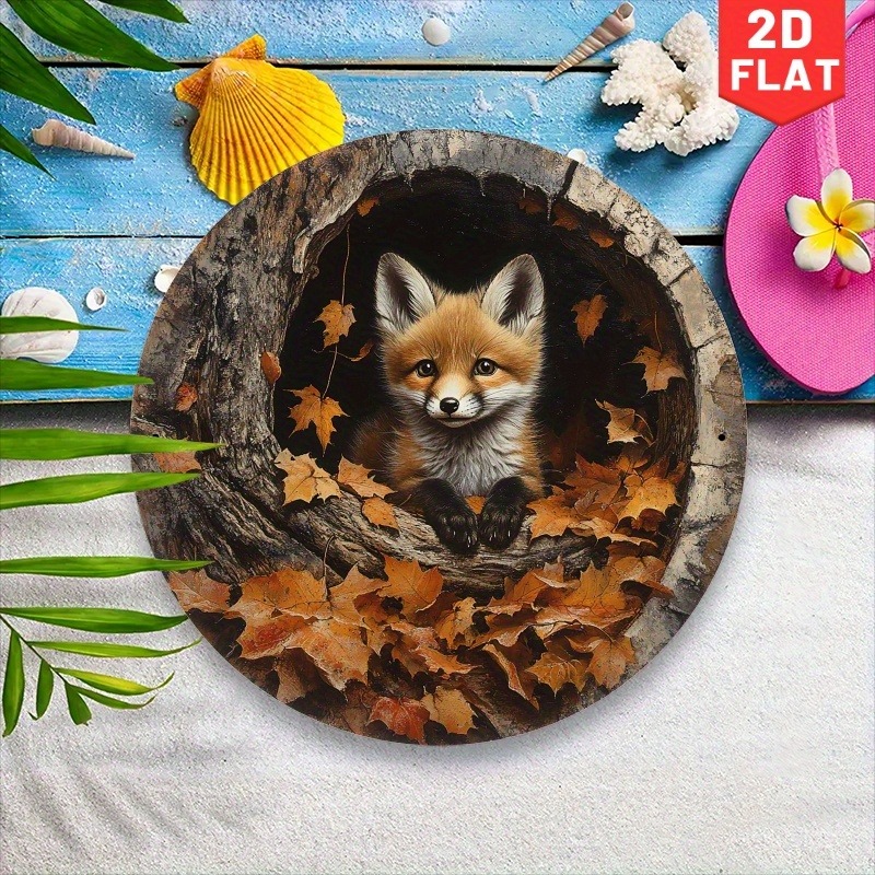 1pc Adorable Fox in Leaves Alu - Home Cinema Classic 리뷰 및 가격