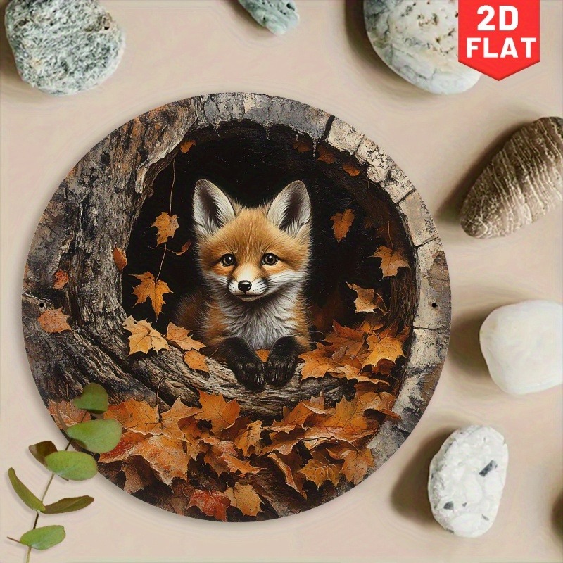 1pc Adorable Fox in Leaves Alu - Home Cinema Classic 리뷰 및 가격