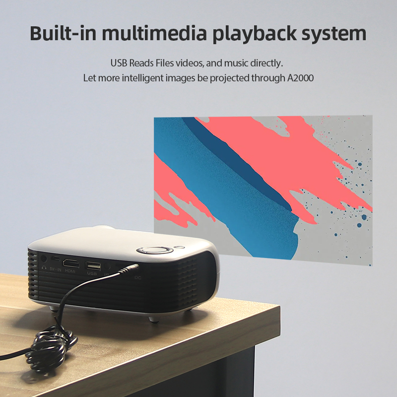 A2000 Mini Projector Portable  - Home Cinema Compact 리뷰 및 가격
