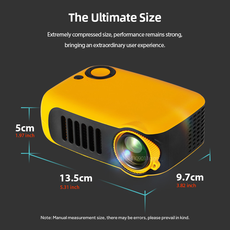 A2000 Mini Projector Portable  - Home Cinema Compact 리뷰 및 가격