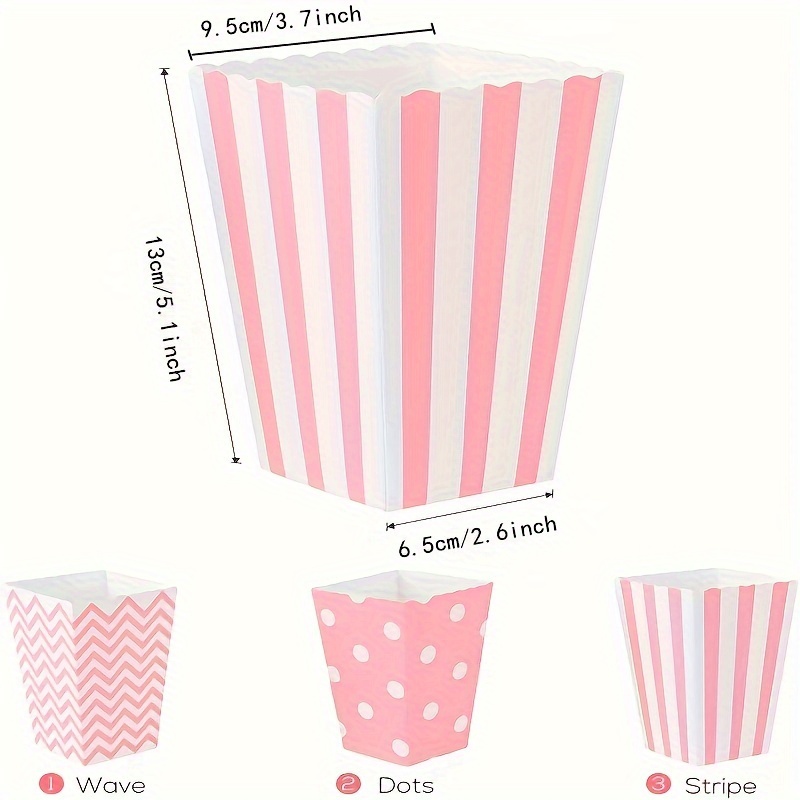 12pcs/pack, Pink Paper Popcorn - Home Cinema Furniture 리뷰 및 가격