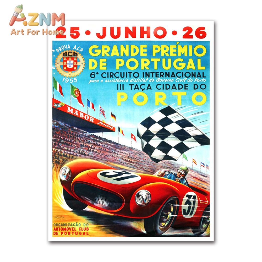 1pc Vintage Car Racing Monaco  - Home Cinema Classic 리뷰 및 가격