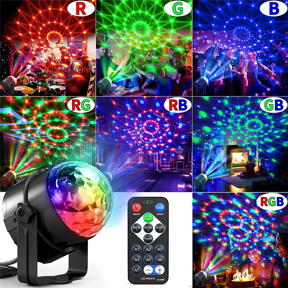 7 Colors Strobe Light Sound Ac - Home Cinema Room 리뷰 및 가격
