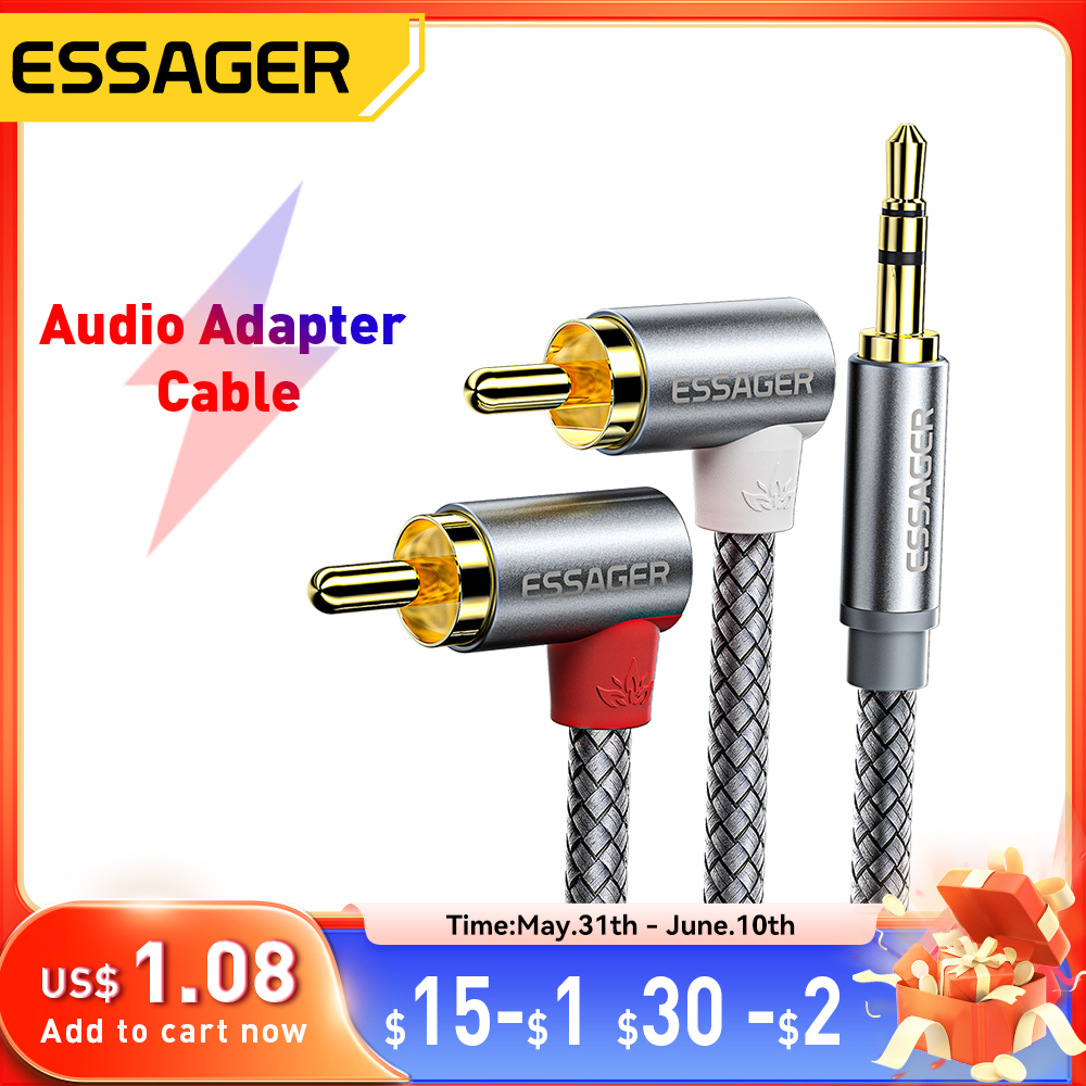 Essager 90 ° Angle RCA Audio S - Home Cinema Furniture 리뷰 및 가격