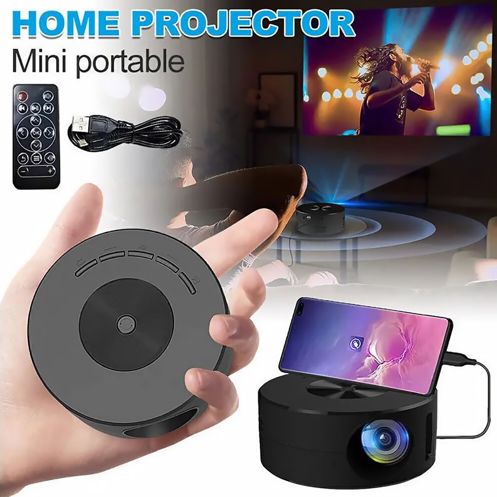 HD 1080P Mini Portable Project - Home Cinema Compact 리뷰 및 가격