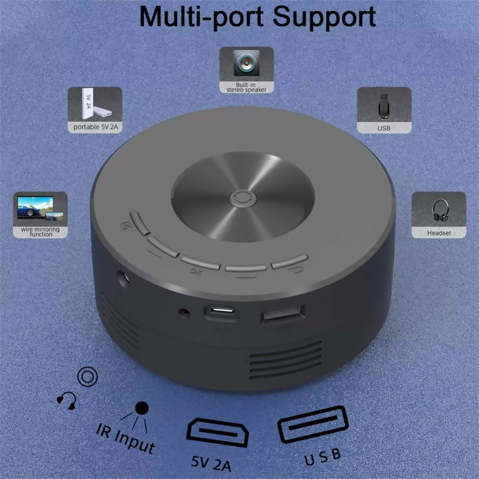 HD 1080P Mini Portable Project - Home Cinema Compact 리뷰 및 가격