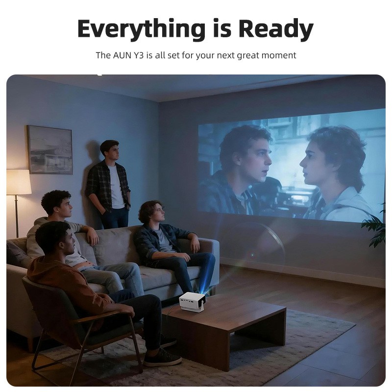 AUN Y3 MINI Projector Home The - Home Cinema Compact 리뷰 및 가격