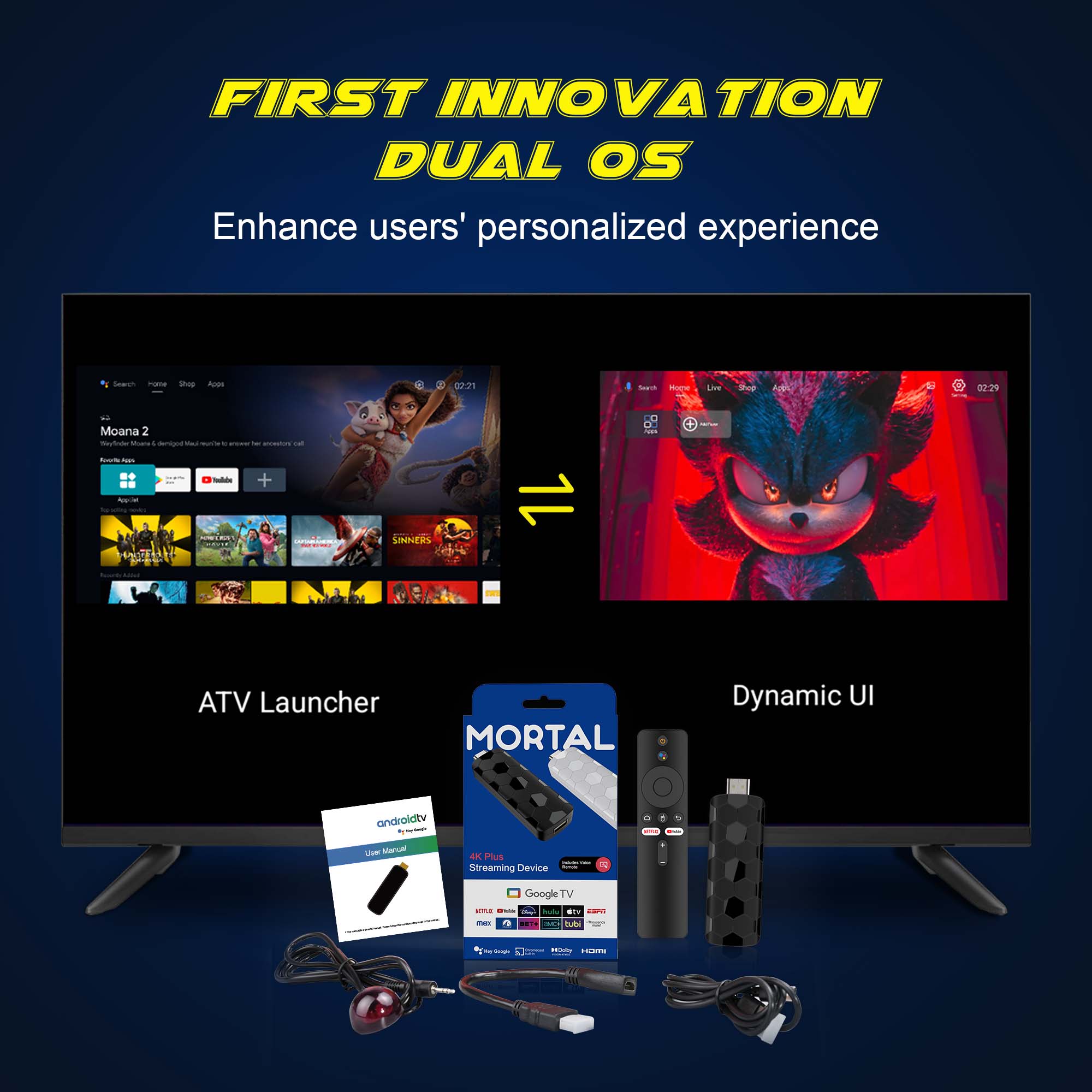 Mortal R3+ TV Stick Android 16 - Home Cinema Furniture 리뷰 및 가격
