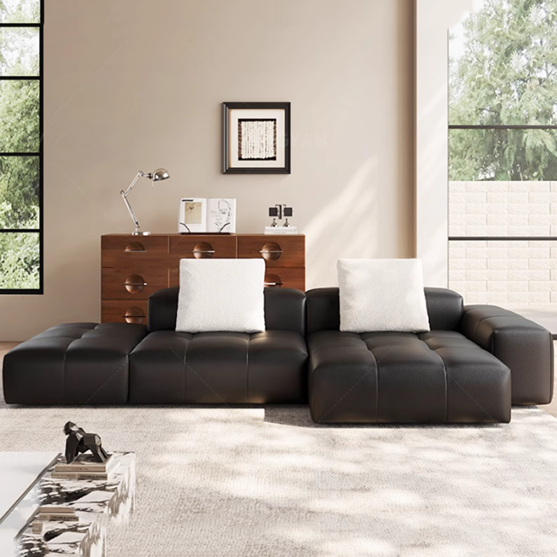 Nordic Leather Compressed Sofa - Home Cinema Furniture 리뷰 및 가격