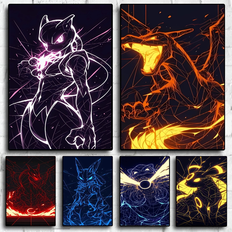 Canvas Wall Art Pokemon Chariz - Home Cinema Classic 리뷰 및 가격