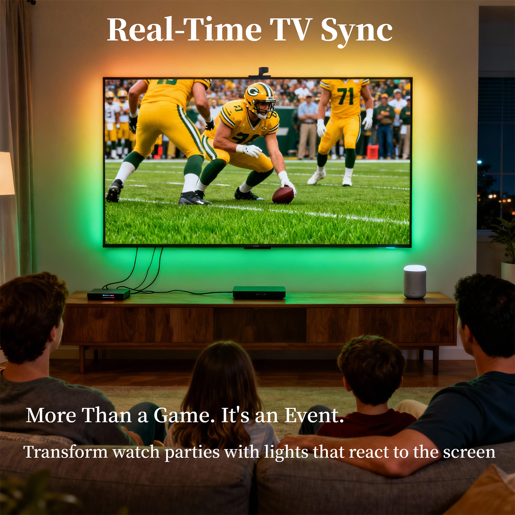 WACUAAO AI Sync LED TV Backlig - Home Cinema Furniture 리뷰 및 가격