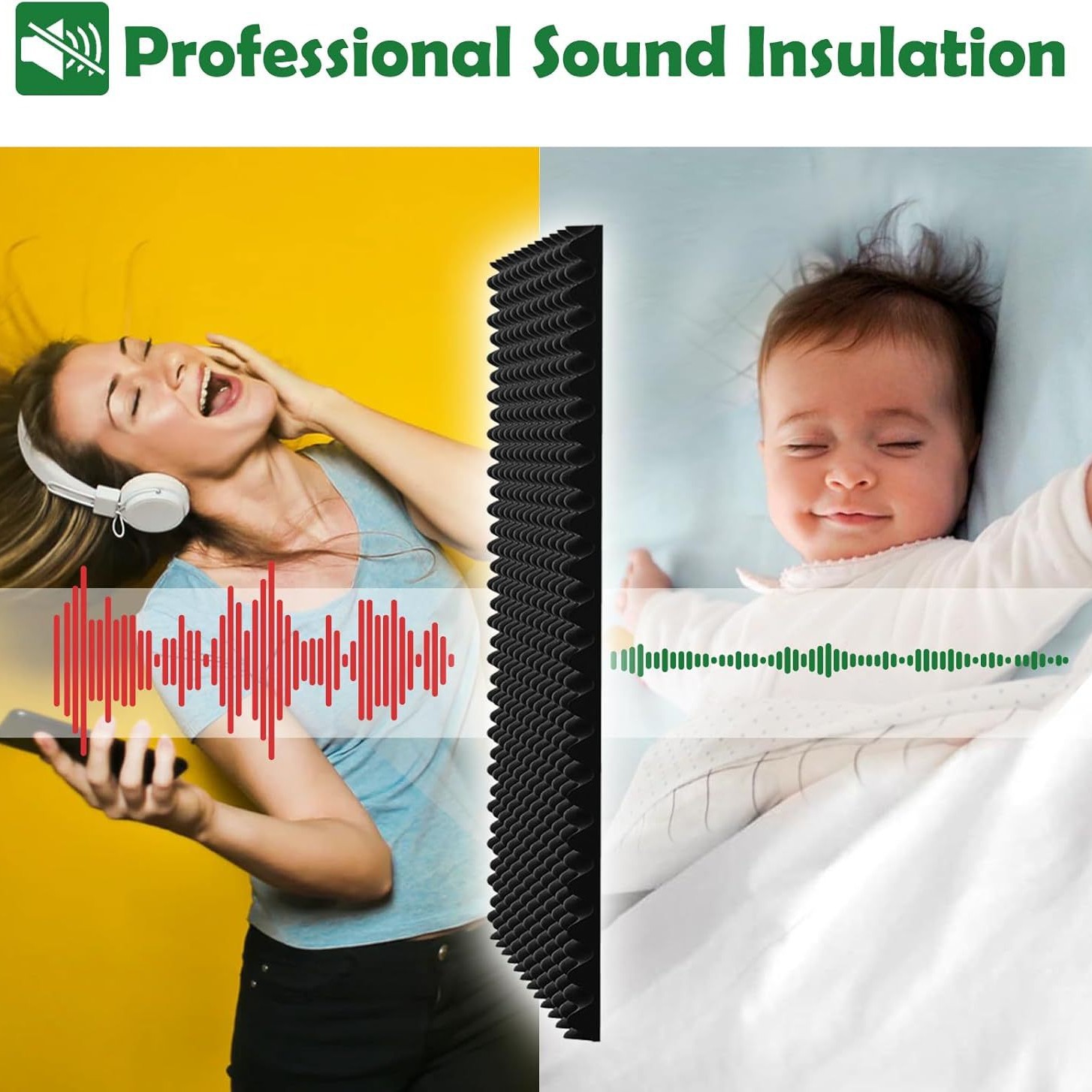 1PC Self-Adhesive Acoustic Sou - Home Cinema Room 리뷰 및 가격