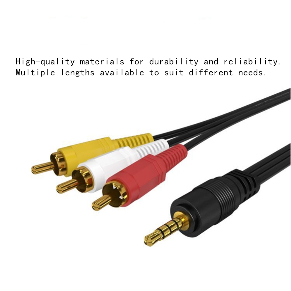 3.5mm to 3 RCA Audio Video Cab - Home Cinema Solution 리뷰 및 가격