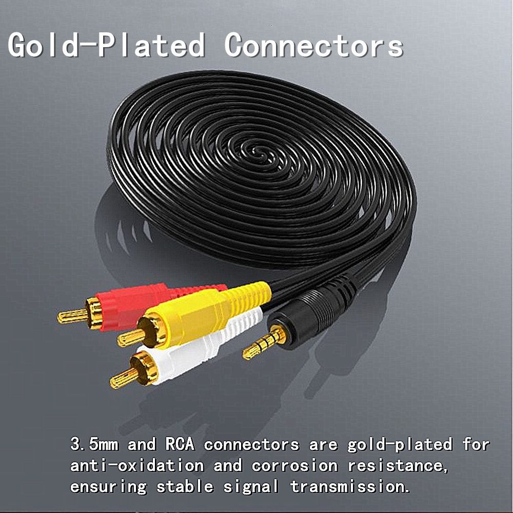 3.5mm to 3 RCA Audio Video Cab - Home Cinema Solution 리뷰 및 가격