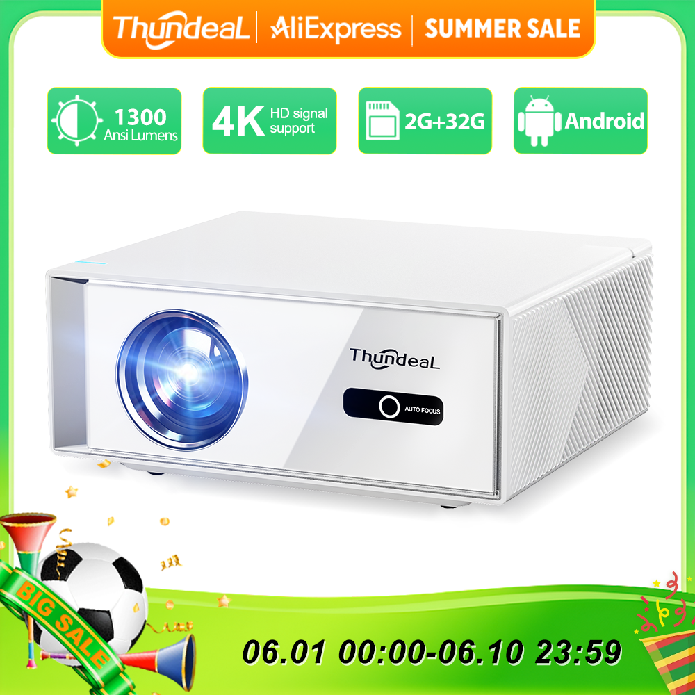 ThundeaL TD95W Projector 4K Fu - Home Cinema Compact 리뷰 및 가격