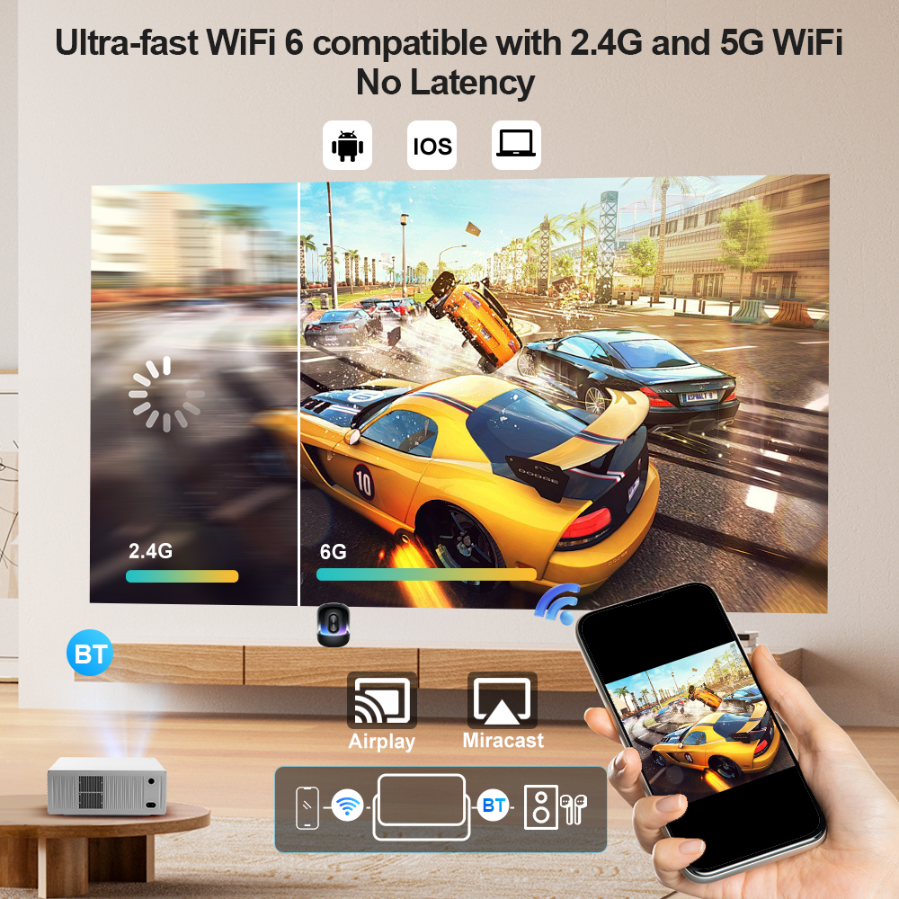 ThundeaL TD95W Projector 4K Fu - Home Cinema Compact 리뷰 및 가격