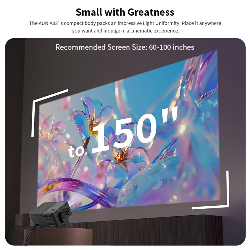 AUN A32 Pro Android Projector  - Home Cinema Compact 리뷰 및 가격
