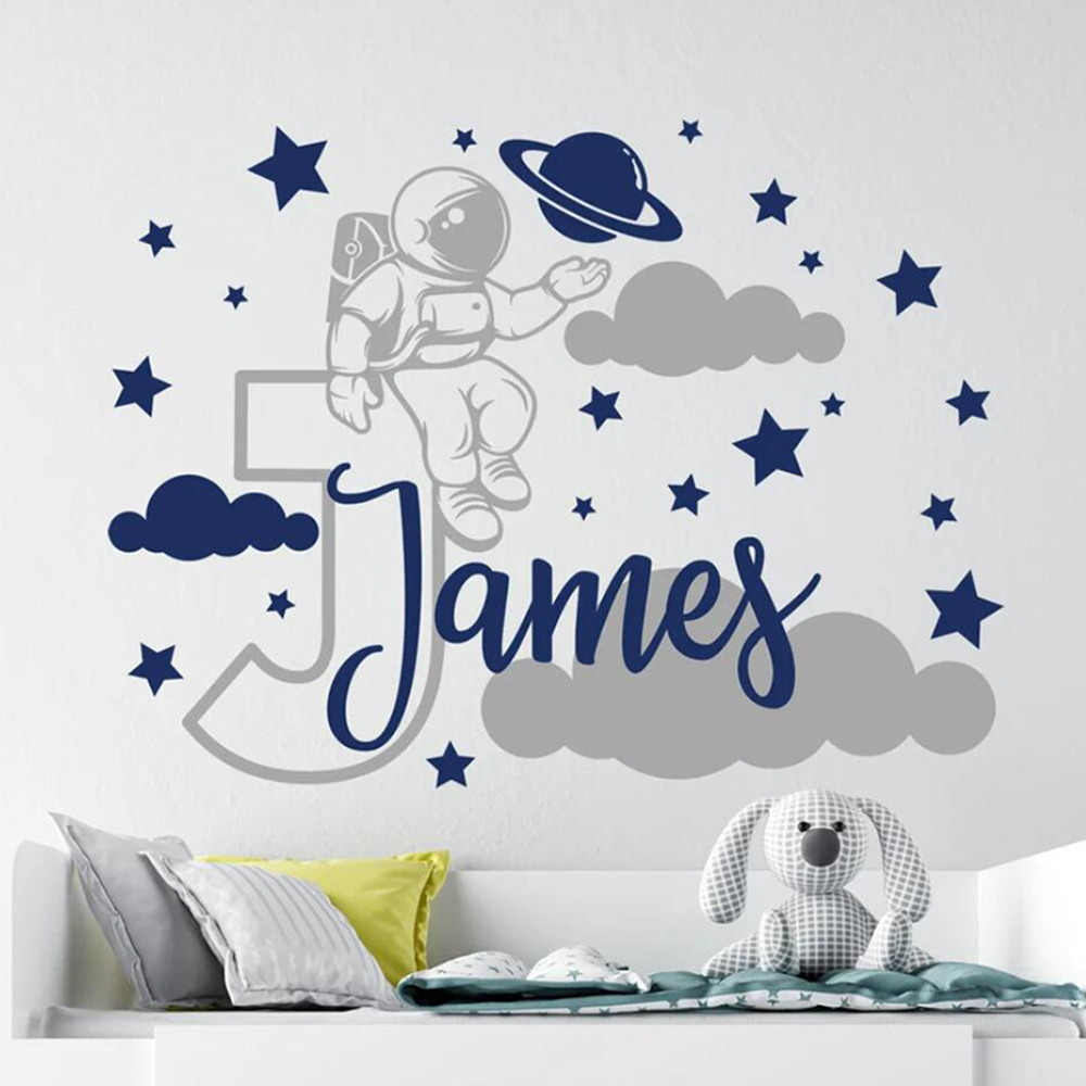 Custom Name Cartoon Space Astr - Home Cinema Room 리뷰 및 가격