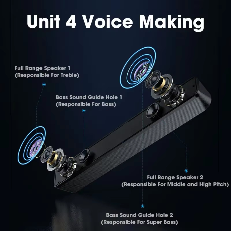 4D Surround Soundbar Bluetooth - Home Theater Speaker 리뷰 및 가격
