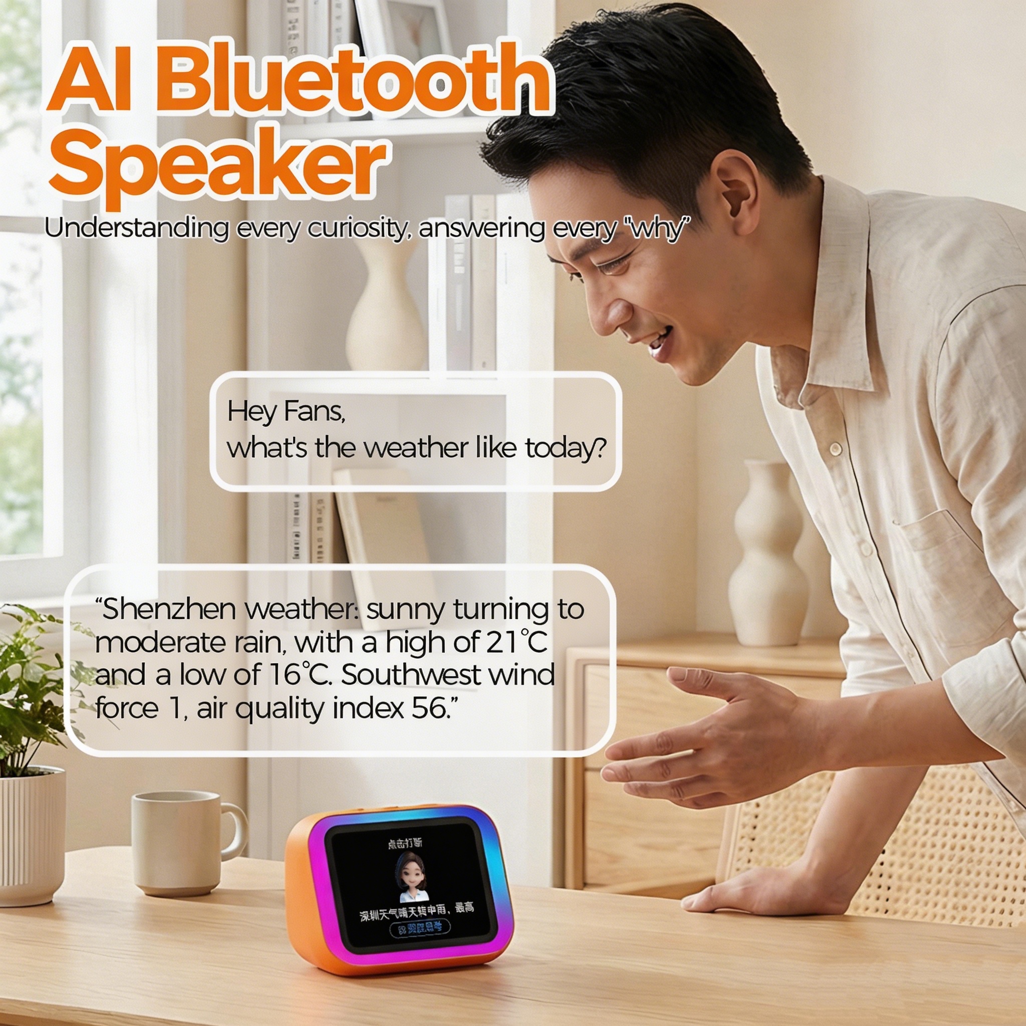 AI Bluetooth Speaker 5.4 AI vo - Home Theater Speaker 리뷰 및 가격