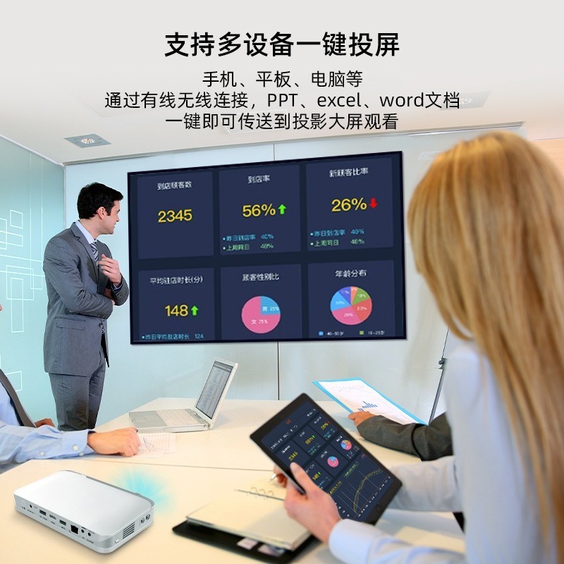 Portable HD Mini Projector for - Home Cinema Compact 리뷰 및 가격