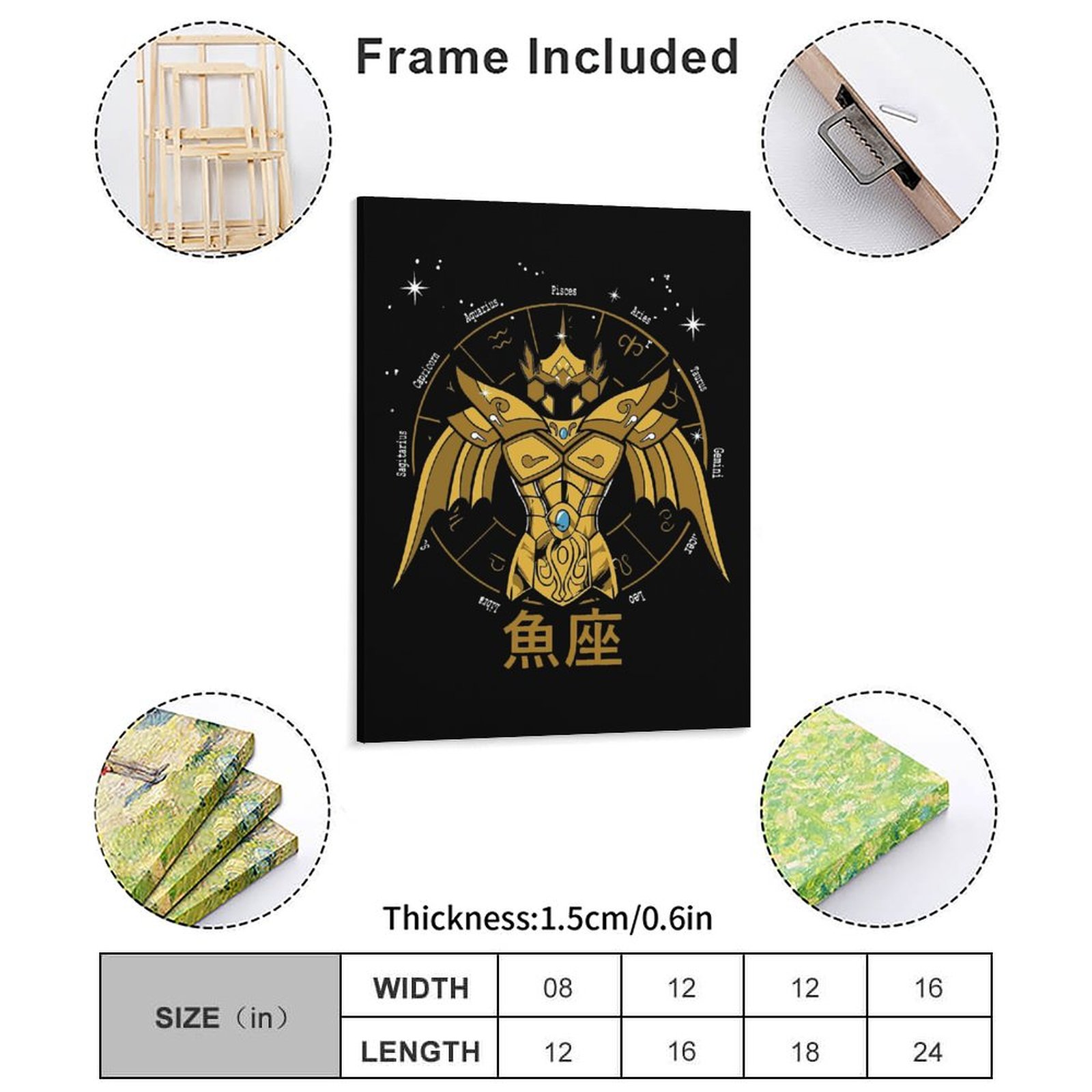 1PC frameless Canvas,Saint Sei - Home Cinema Usa 리뷰 및 가격