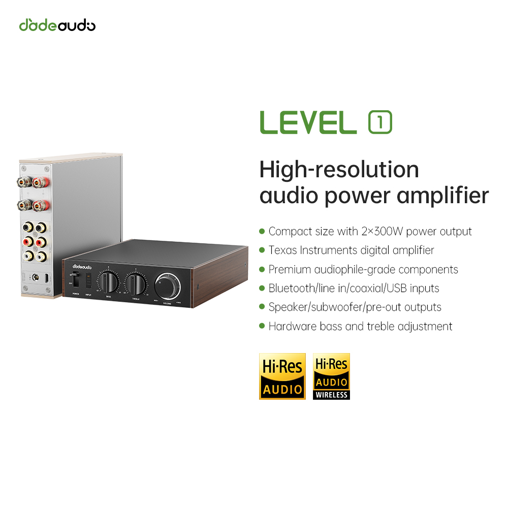 JadeAudio Level 1 Desktop HiFi - Home Cinema Solution 리뷰 및 가격
