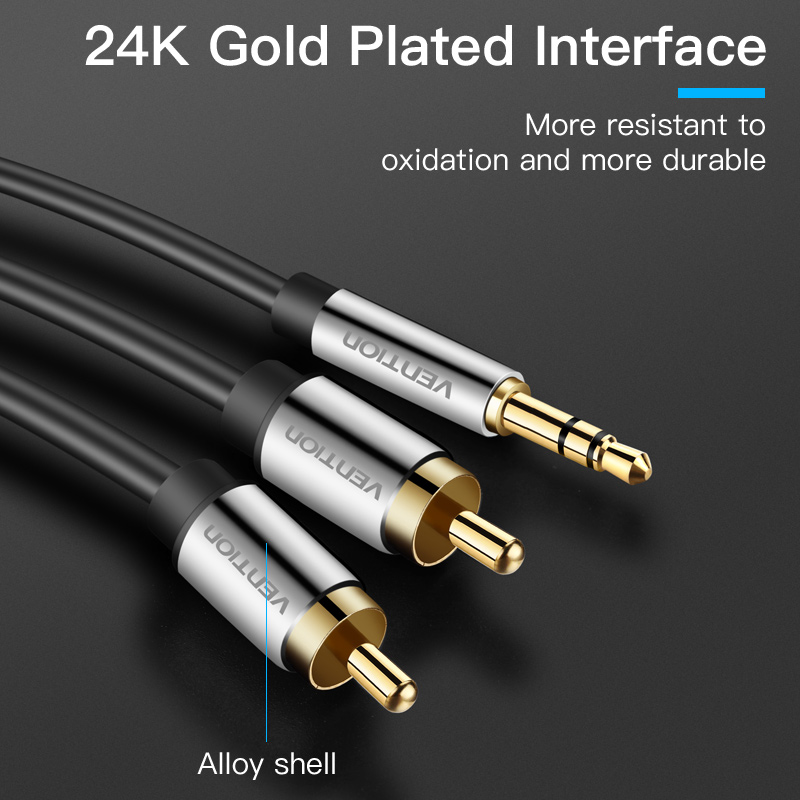 Vention RCA Cable 3.5 to 2rca  - Home Cinema Furniture 리뷰 및 가격