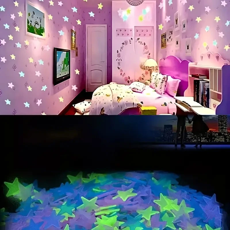 50/250Pcs Luminous Star Sticke - Home Cinema Room 리뷰 및 가격