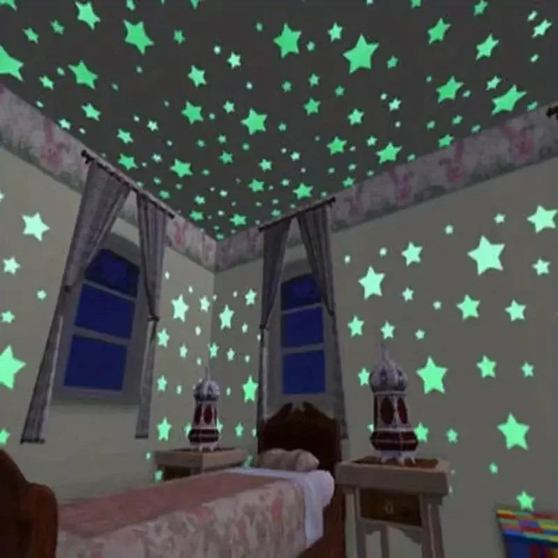 50/250Pcs Luminous Star Sticke - Home Cinema Room 리뷰 및 가격